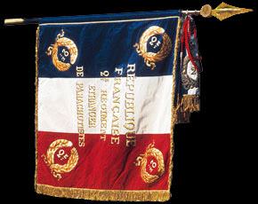 Legion Etrangere - 2eme rep - Le drapeau du 2ème REP